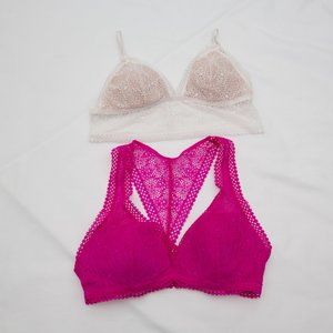Victoria secret pair 2 lace bralette size small